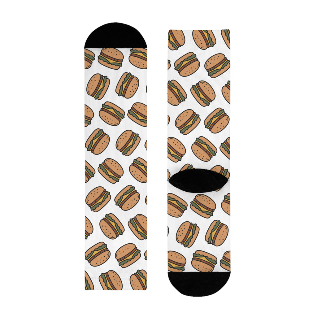 Odd Socks, Same Vibe - Burger & Fries Crew Socks
