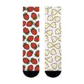 Odd Socks, Same Vibe - Strawberry & Cream Crew Socks