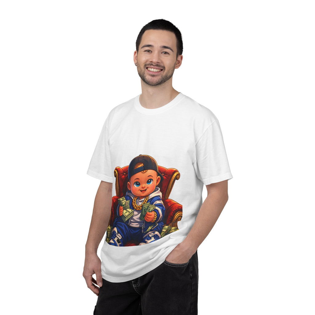 Money Baby T-Shirt — Cute Streetwear Graphic Tee with Baby Holding Cash