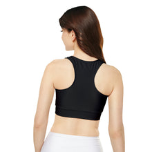 Womens Fully Lined, Padded Sports Bra (AOP)