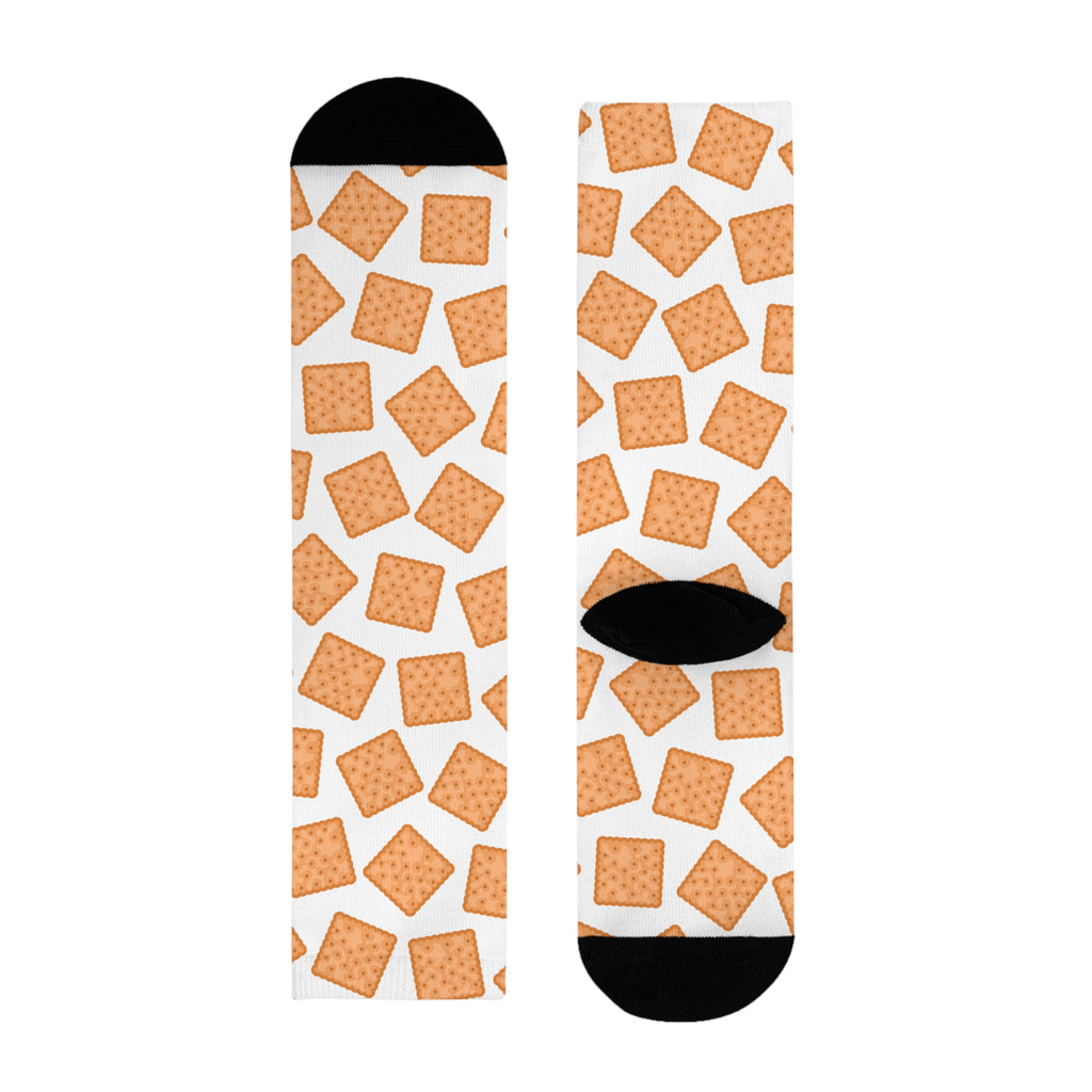 Odd Socks, Same Vibe - Tea and Biscuits Crew Socks