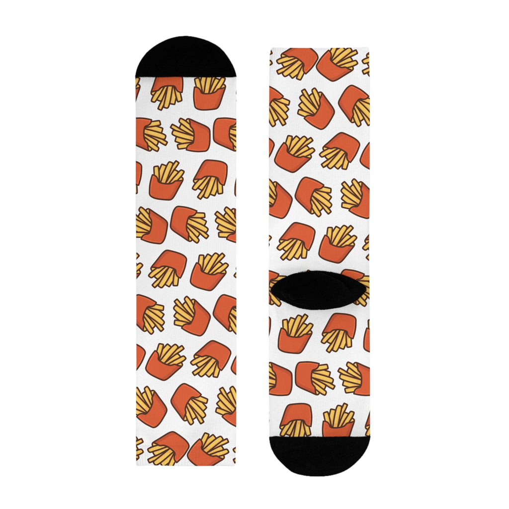 Odd Socks, Same Vibe - Burger & Fries Crew Socks