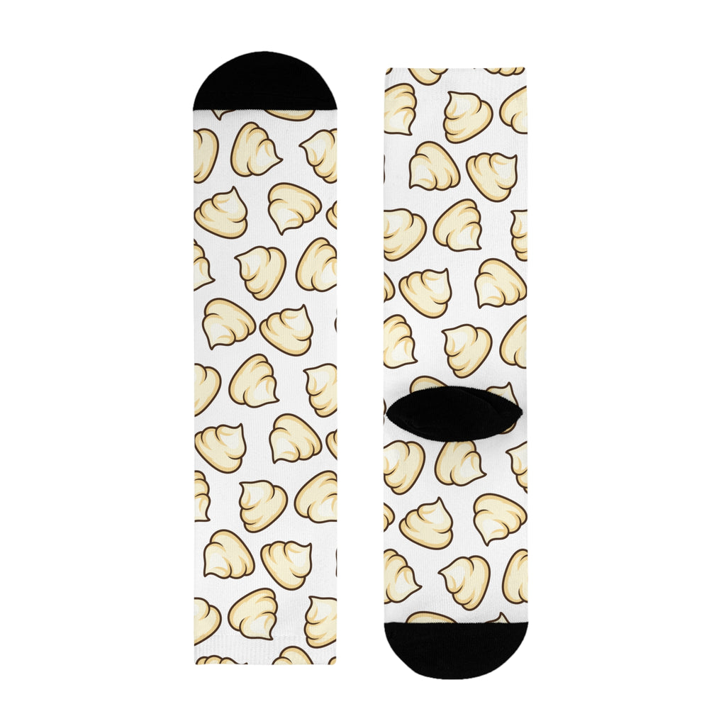 Odd Socks, Same Vibe - Strawberry & Cream Crew Socks