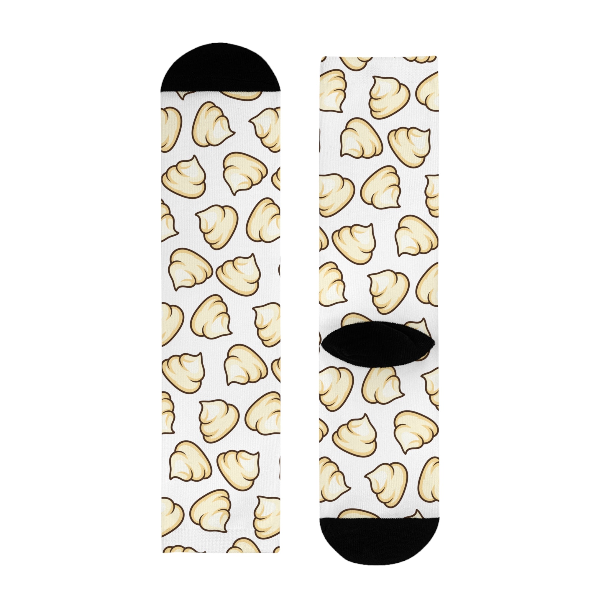 Odd Socks, Same Vibe - Strawberry & Cream Crew Socks