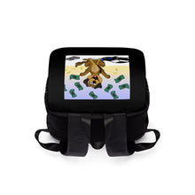 Unisex Casual Shoulder Backpack - Dog Money Stash