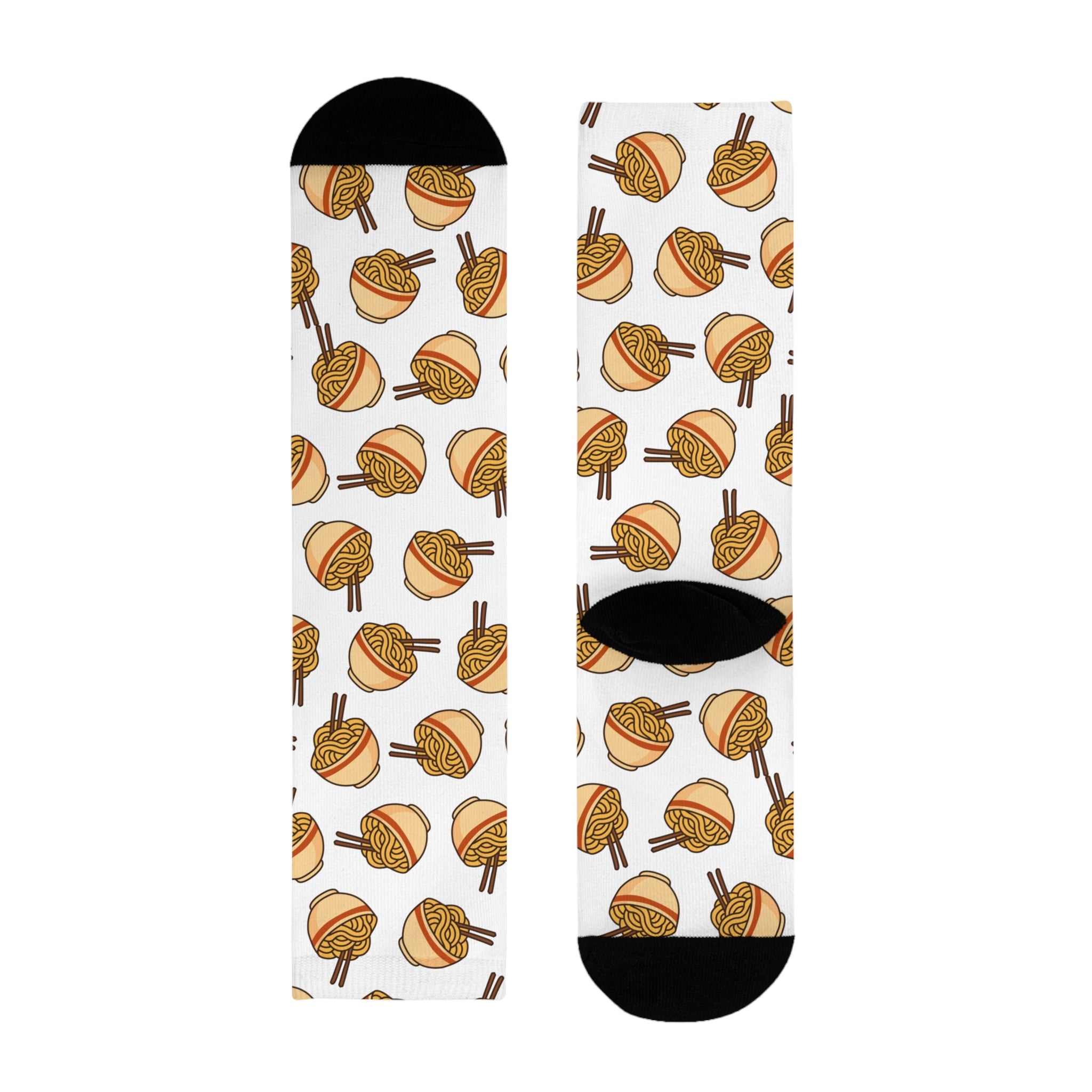 Odd Socks, Same Vibe - Egg & Ramen Crew Socks