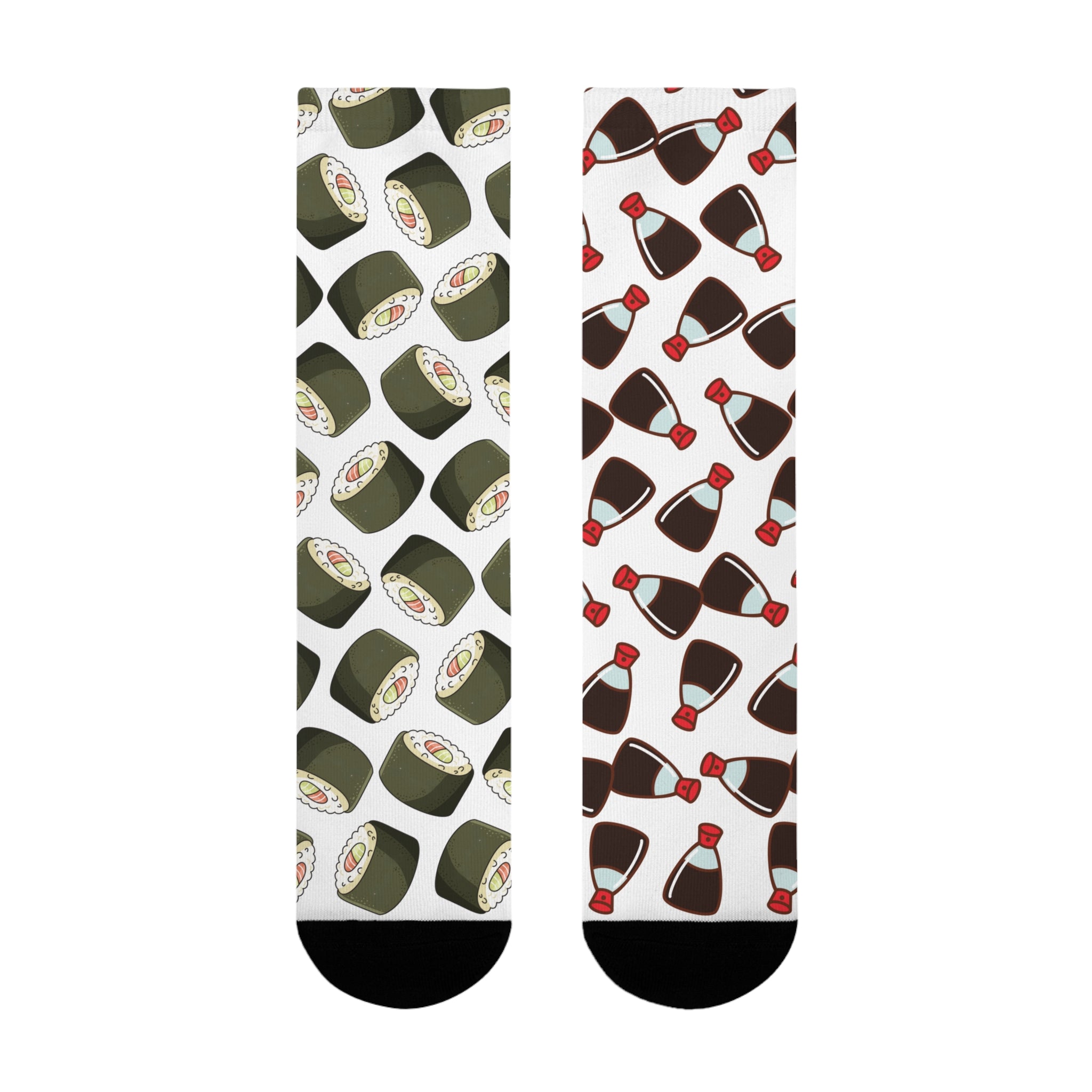 Odd Socks, Same Vibe - Sushi & Soy Sauce Crew Socks