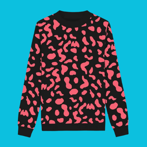Premium Knitwear | Pink Black Leopard | Autumn & Winter