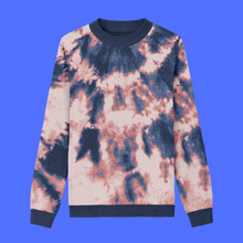 Premium Knitwear | Pink Blue Washed Print | Autumn & Winter